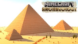 How to Build Egyptian Pyramids in Minecraft  Minecraft Archaeology Ep 10 [upl. by Meadow106]