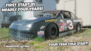 First START on the HALF SCALE NASCAR After Being Abandoned Outside for the Last FOUR YEARS [upl. by Sinoda]