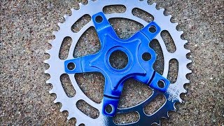 Powder Coating Anodized amp Chrome BMX Sprocket Set [upl. by Ciredor]