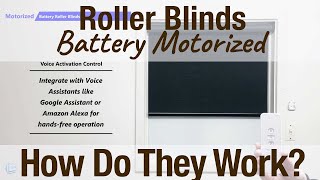 Motorized Battery Roller Blinds [upl. by Eyaf]