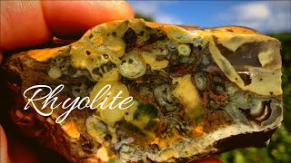 Cutting Rhyolite • Colourful Extrusive Igneous Rocks [upl. by Ellemac]