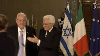 Mattarella incontra il Presidente dello Stato d’Israele [upl. by Athelstan]