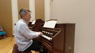 Buxtehude ブクステフーデ  Canzona カンツォーナ ト長調  Reed Organ ヤマハリードオルガン  中村証二  立教大学 [upl. by Ephram81]