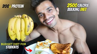 Low Budget 2500 Calorie Diet for MASS GAIN [upl. by Gottfried]