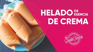 🍦 Helado de esencia de Crema  receta beneficios y propiedades  GuateCocina [upl. by Drofyar]