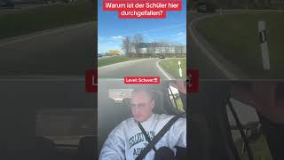 Warum ist der Schüler hier durchgefallen fahrprüfung fahrstunde fahrlehrer fahrschüler viral [upl. by Drice]