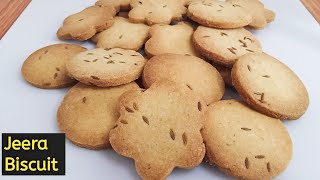 Jeera Biscuits Recipe  Jeera Biscuits With amp Without Oven Recipe  Jeera Cookies Recipe [upl. by Notnek]