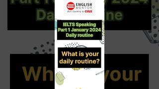 IELTS Speaking Part 1 Questions and Answers  Daily Routine [upl. by Acinaj]