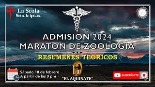 MARATON de ZOOLOGIA CURSO COMPLETO resumido para usted Admisión 2024 [upl. by Reo]