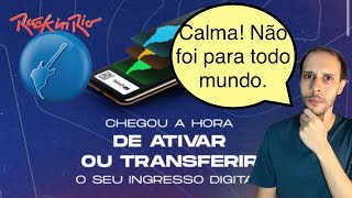 Transferência de ingressos do ROCK IN RIO pela TICKETMASTER para o APP QUENTRO foi liberada [upl. by Ecarret4]