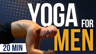 Yoga for Men  Boost your Discipline amp Energy and Belly Muscles [upl. by Akehsat]