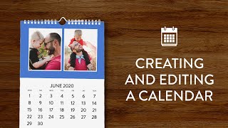 Creating and editing a calendar in Snapfish [upl. by Reinhold814]