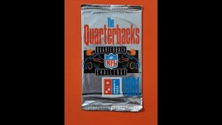 quotThinking Mans Quarterbackquot pulled from this pack of 1991 UPPER DECK DOMINOS PIZZA football cards [upl. by Gronseth]