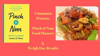 Slimming World Cinnamon Prawns Pinch of Non Food Planner amp Weigh Day Results [upl. by Ammadis]