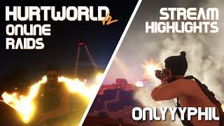 HURTWORLD V2 ONLINE RAIDS amp STREAM HIGHLIGHTS PVP FUNNY MOMENTS C4 HELICOPTER ROCKET LAUNCHER [upl. by Ezarra]