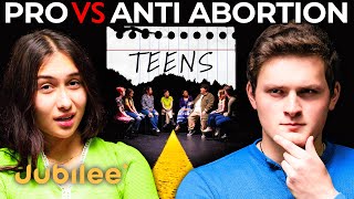 Should Men Have A Say Pro vs Anti Abortion Teens  Middle Ground [upl. by Eibrab]