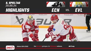 Game Highlights Spieltag 6 EC Bad Nauheim vs EV Landshut [upl. by Aihsyla457]