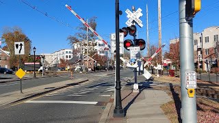 Kinderkamack Road level crossing Emerson NJ [upl. by Delphine]