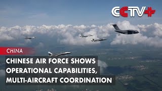 Chinese Air Force Shows Operational Capabilities Multi Aircraft Coordination [upl. by Llewop]