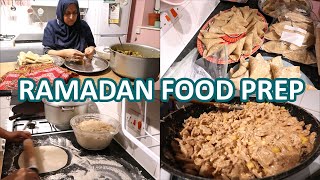 Ramadan Food Preparation 2024  Samosas Spring Rolls amp Kebabs  Bulk Ramadan Prep [upl. by Hsirap]