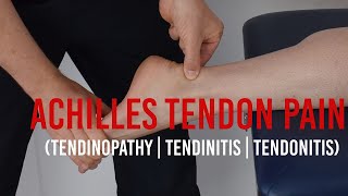 Exercices pour la douleur du tendon dAchille Tendinopathie  Tendinite  Tendinite [upl. by Noryb]