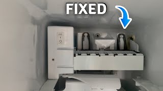 How to FIX a Frozen over Ice Machine [upl. by Yatzeck396]