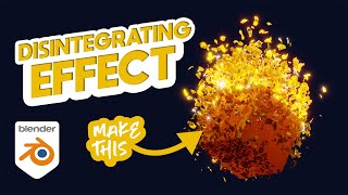 How to Create a Disintegration Effect in Blender [upl. by Schuster]