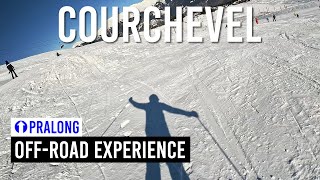 Offroad experience on blue piste Pralong in Courchevel Les 3 Vallées Subtitles [upl. by Dagna]