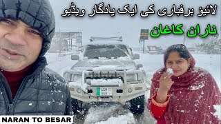 NARAN KAGHAN Valley full Day Snowfall Live Coverage [upl. by Gentry]