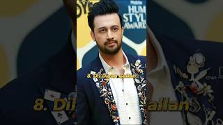 Top 10 Most Popular Songs Of Atif Aslam 😍 shorts atifaslam [upl. by Atileda]