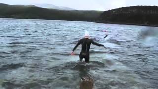 Celtman Race Preparation  Cold Water Swim [upl. by Baryram903]