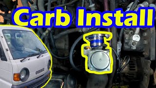 How to Install CV40 Carb on Kei Vehicle Motorcycle Swap [upl. by Adan]