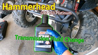 Hammerhead GTS 150 Platinum  Transmission Fluid Change [upl. by Anerol]