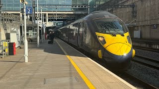 Trains at Stratford International HS1 180924 [upl. by Dorrej]