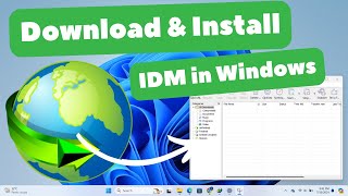 How to Download and Install Internet Download Manager IDM in Windows  Geek Help [upl. by Davine]