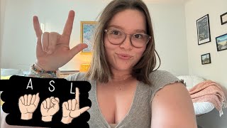 ASL ASMR Learn 100 signs with me [upl. by Uy384]