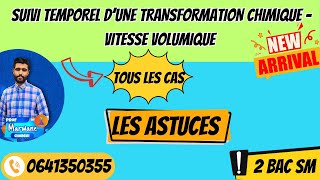 suivi temporel dune transformation chimique vitesse volumique  Les astuces des concours [upl. by Eelesor]