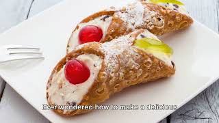 How to Make Homemade Cannoli Like a Professional Pastry Chef [upl. by Nelra]