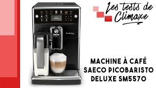 Test de la machine à café Saeco PicoBaristo Deluxe SM5570 [upl. by Guinn375]