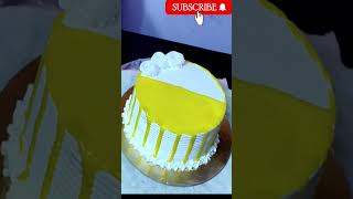 Pineapple cake New Design🍰🍰 YouTube shorts Pushpanjali veg kitchen [upl. by Dill665]