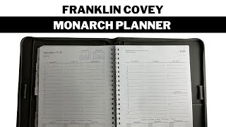 Franklin Covey Monarch Planner  Should you buy it [upl. by Ahsimed]