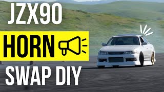 JZX90 Horn Swap Upgrade easy plug and play [upl. by Griggs]