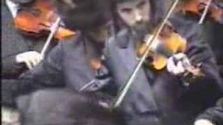 Bobov Chassidim playing violins [upl. by Normand]