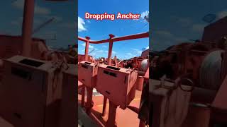 Dropping Anchor by Gravity cargoship ship anchor anchoring seaman trending trendingshorts [upl. by Dorisa813]