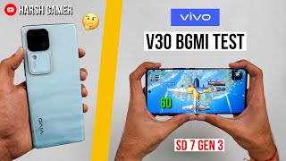 Vivo V30 Pubg Test With FPS Meter Heating and Battery Test 😱 [upl. by Sivad]