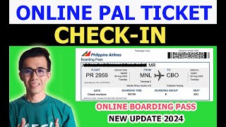 PAANO MAG CHECKIN ONLINE SA PHILIPPINE AIRLINES  NEW UPDATE 2024  PART 2 [upl. by Sinnal6]