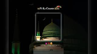 12vi ka Chand Aaya  Rabbi ul Awaal  Madinah status  Naat Sharif status  shortvideo 🌹🌙 [upl. by Kcirddet267]