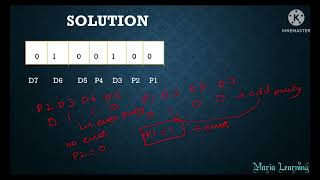 Lecture 18 Numerical Example on Error Detection and Correction using Hamming Code in Tamil [upl. by Denison]