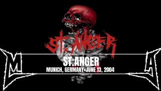 st anger livemunich germany  june 13 2004ver guitar backing track [upl. by Alleuqahs621]