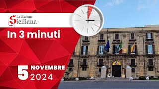 “IN TRE MINUTI” NOTIZIARIO DEL 5 NOVEMBRE 2024 [upl. by Scheer301]